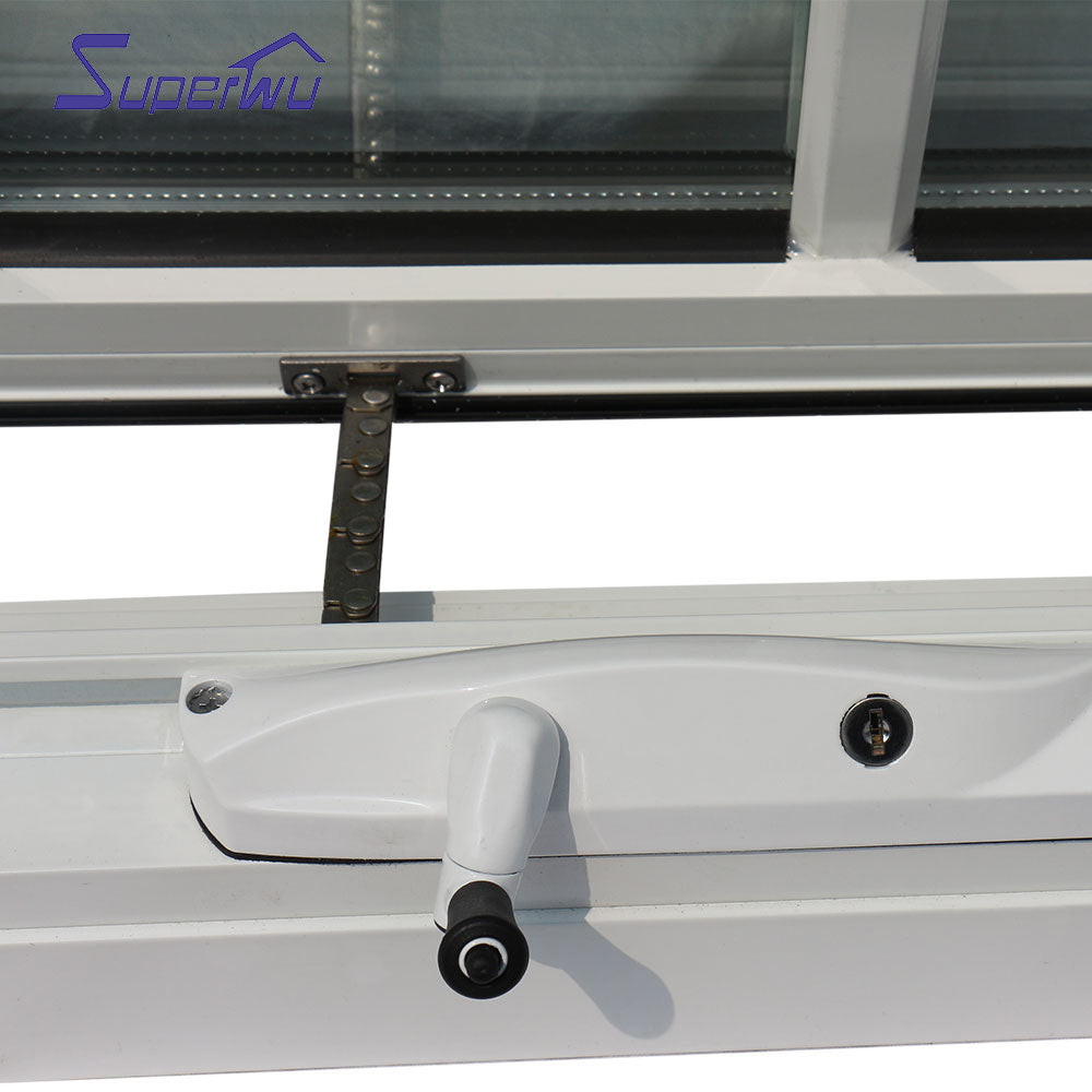 Superwu magnetic mosquito net window aluminum windows with grill