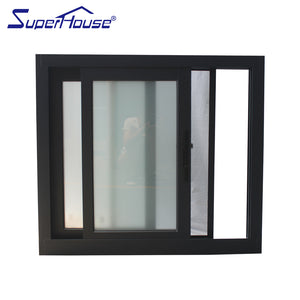Superhouse Custom unbreakable clear tempered beveled glass sheet for aluminium frame house office sliding window supplier