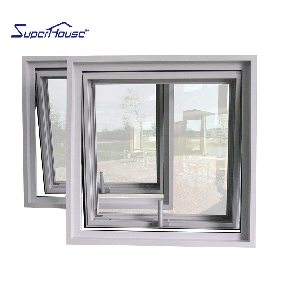 Superhouse Marshall Islands market hurricane impact salty-proof aluminium windows with SS hardware