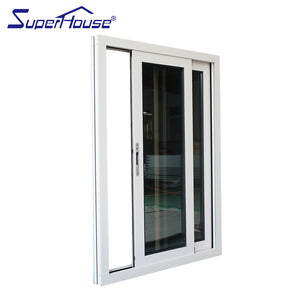 Superhouse wholesales high quality slide window aluminum framed tempered glass sliding window