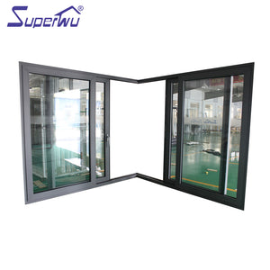 Superwu Top window China Sullpier 6063 T6 OEM ODM Aluminium Sliding Doors
