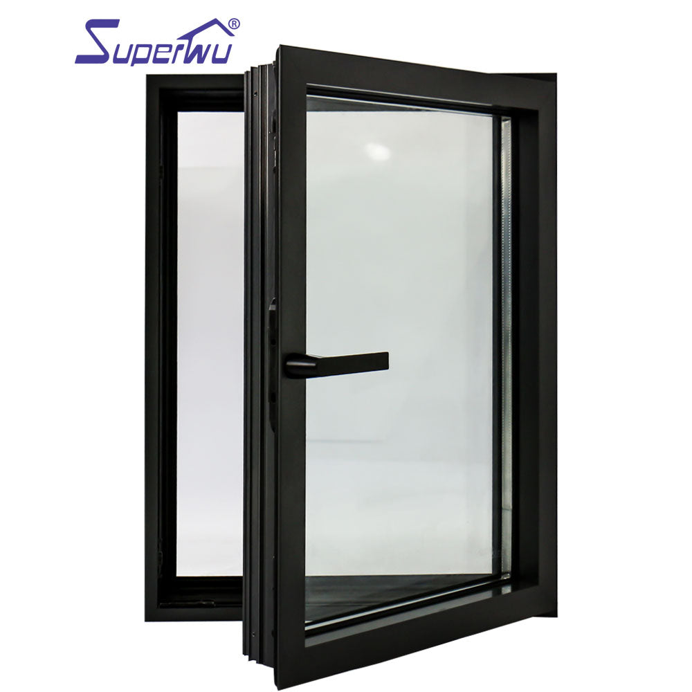 Superwu Wholesale Soundproof Customized Casement Window Aluminum Windows with Australia standard