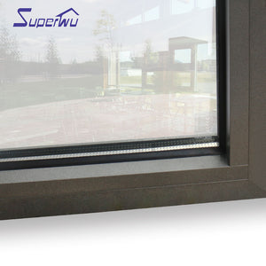 Superwu Wholesale aluminum fixed window Aliplast fix window best quality double glazed