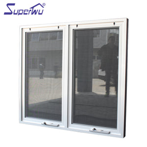 Superwu awning window design double glass window used in residential