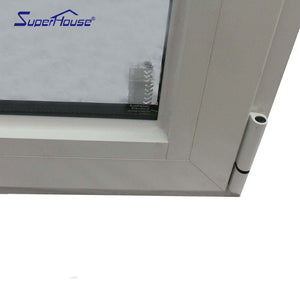 Superhouse safety glass black color casement window