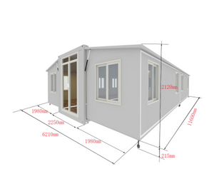 China 20/40FT Prefab Expandable Flat Pack Modular Prefabricated Steel Structure Container House For Labor Camp Accommodation under 100k