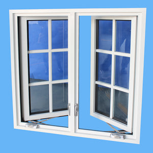 Superhouse heat resistance white color casement window