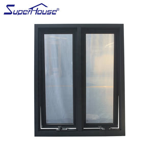 Superhouse frosted winder aluminium glass awning window