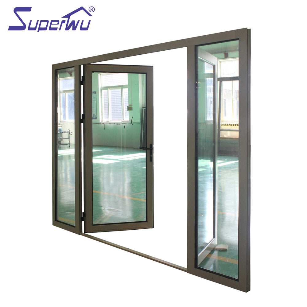 Superwu Factory Customized Modern Design French Aluminum Windows and Doors Australia standard
