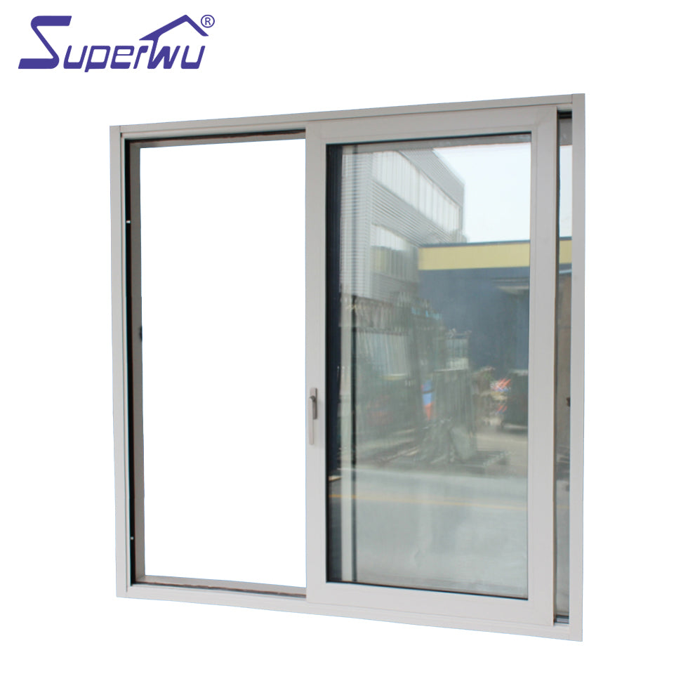 Superwu Factory supply cheap price slider window treatments aluminium sliding windows installing