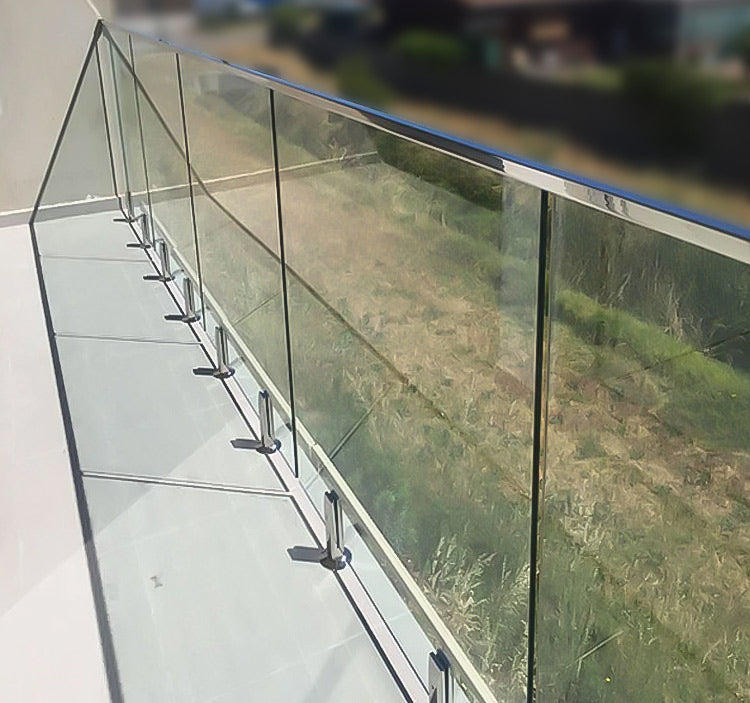 Superwu Cheap glass handrails for stairs