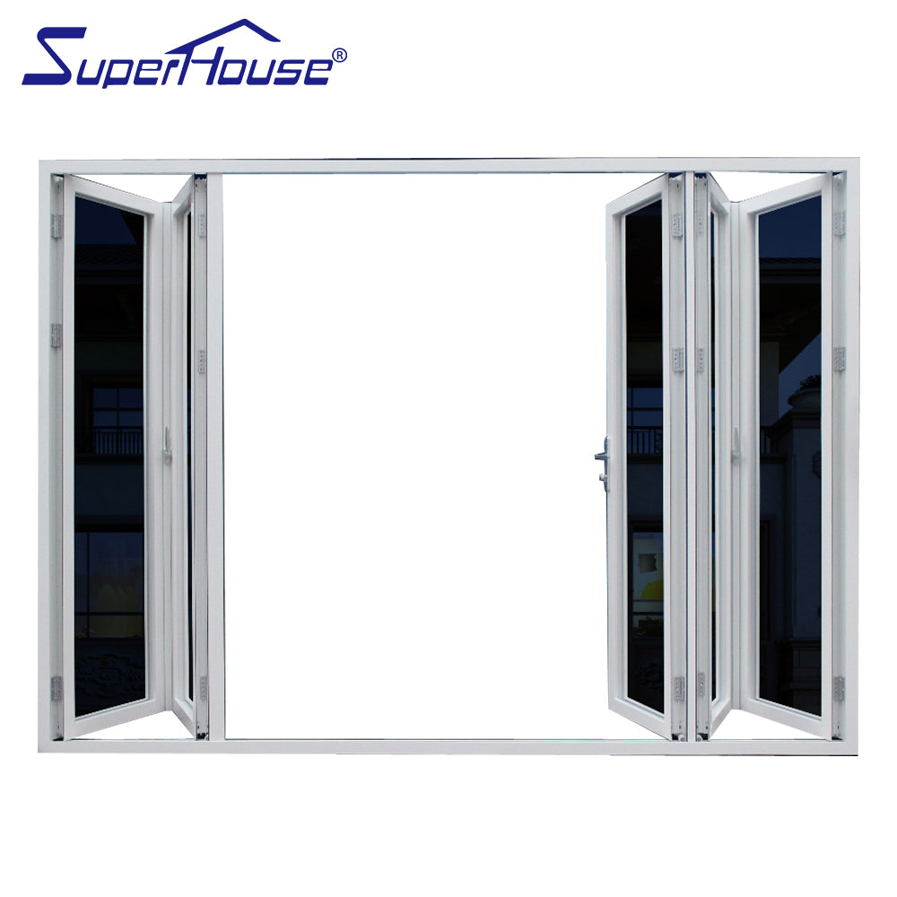 Superhouse Australian standard as2047 aluminum bi fold doors with cheap price