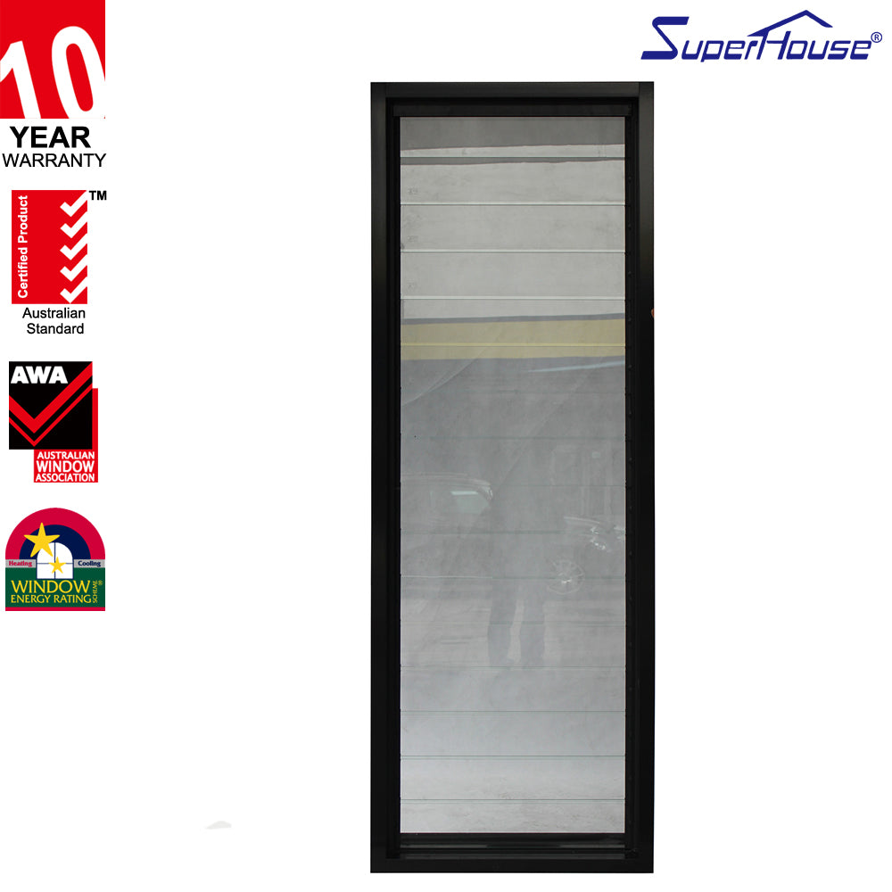 Superhouse Clear/Tinted/Nashiji/Mistlite Louvre Glass Louver Shutters with Factory Price