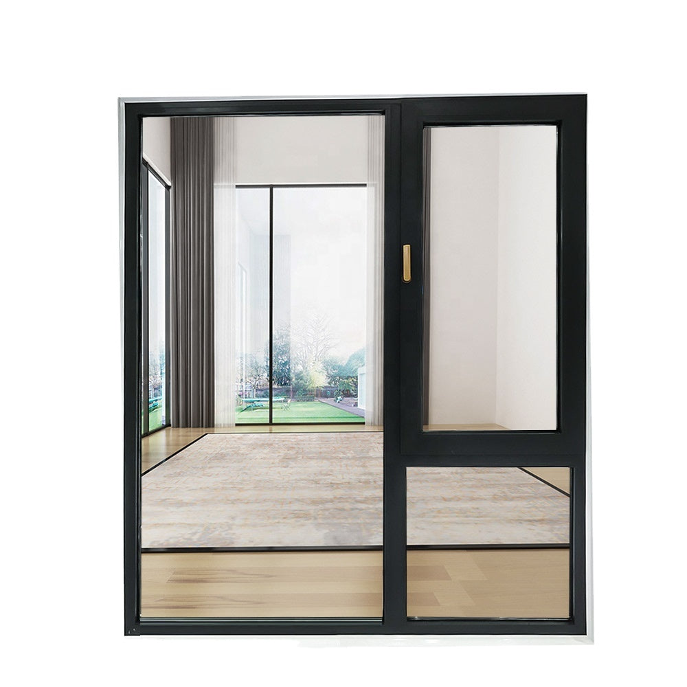 Superhouse New design modern slim frame aluminum casement glass windows