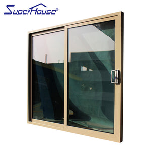 Superhouse Residential system triple sliding glass doors with flyscreen
