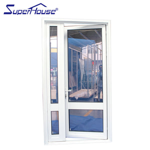 Superhouse Cheap PVC Windows And Doors Aluminum Hinged Door For Sale