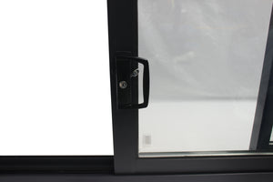 Superwu Australia aluminum black window sliding window double glazed window
