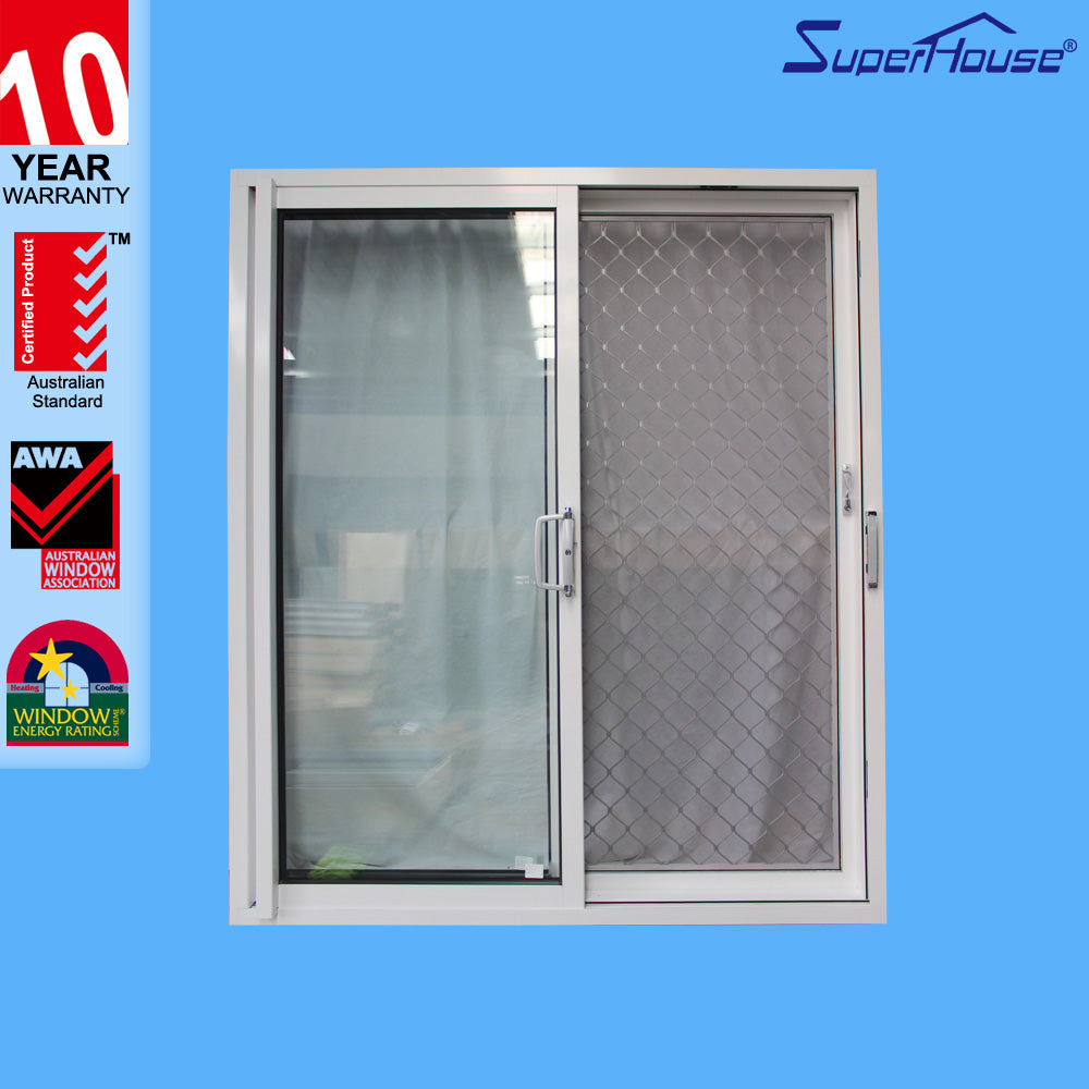 Superhouse Aluminum Frame Tempered Glass Sliding Patio door