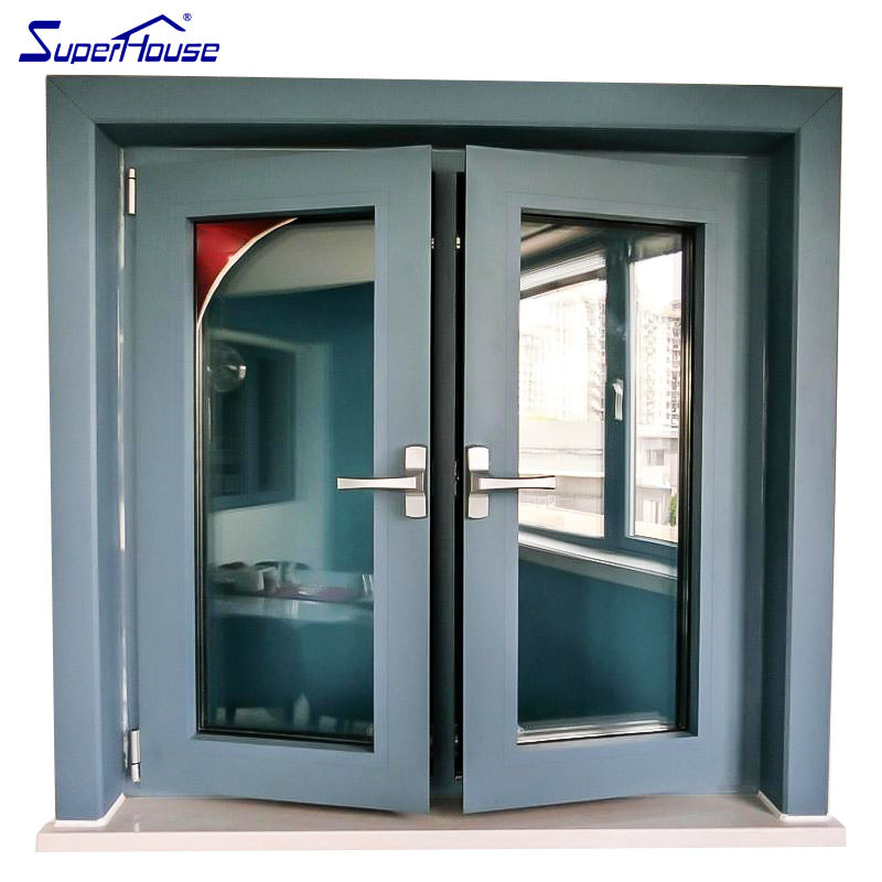 Superhouse Thermal break aluminium frame tilt and turn window double glazed window