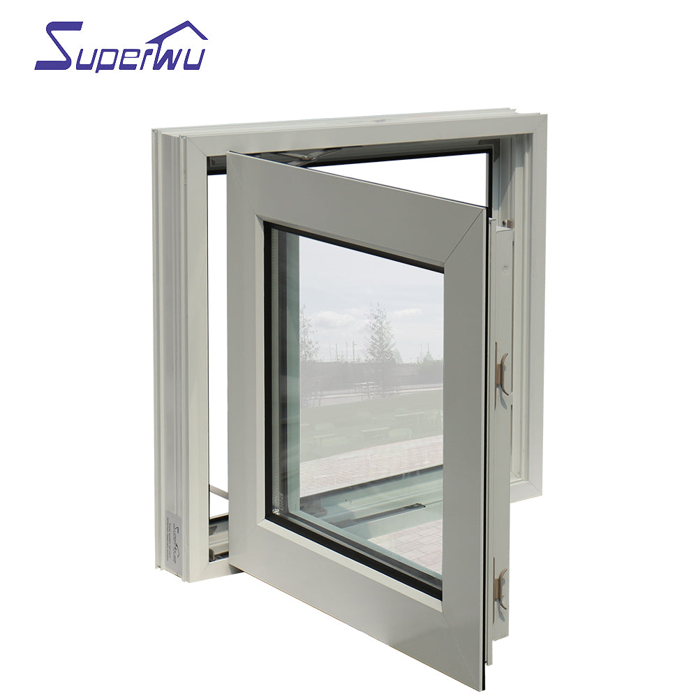 Superwu impact frame heat insulation casement window for modern house buildings