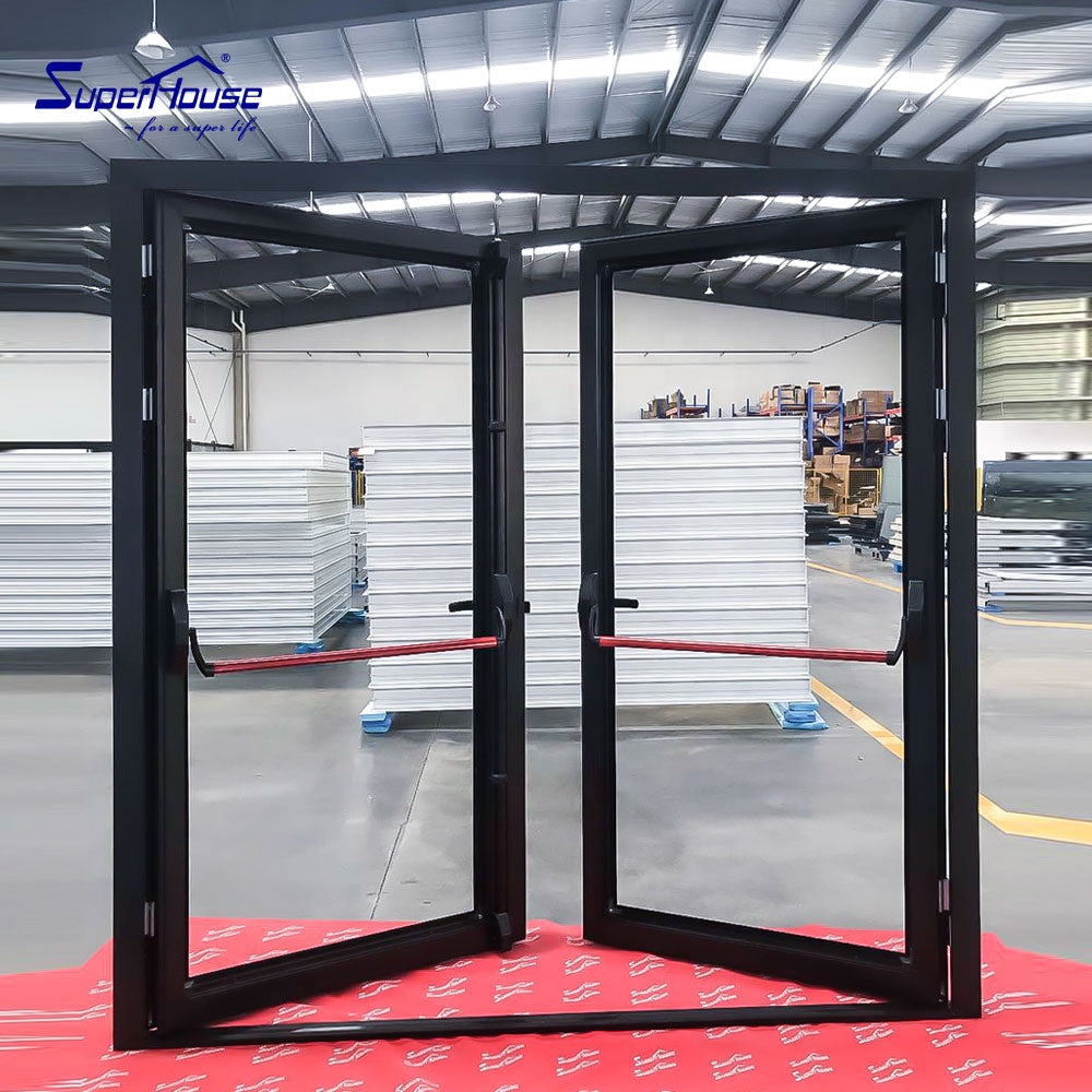 Superhouse American standard Miami-Dade County Approved aluminium french doors/escape door