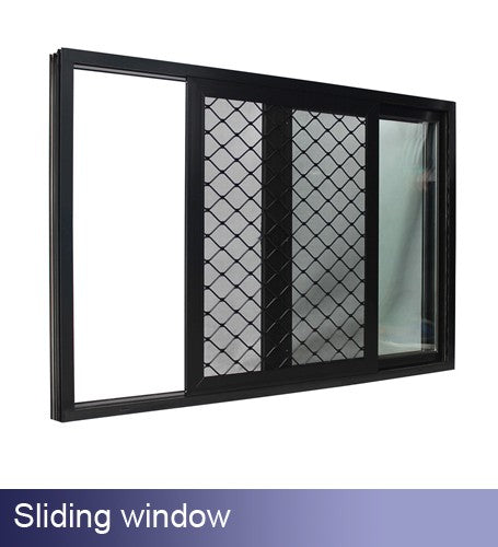 Superhouse Australia Hot Sale Aluminium Sliding Window with Diamond Grille and Lockable Screen