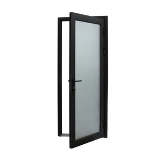 Superwu Aluminium Door French Hinge Swing Casement Doors Double Glazed Glass Tempered