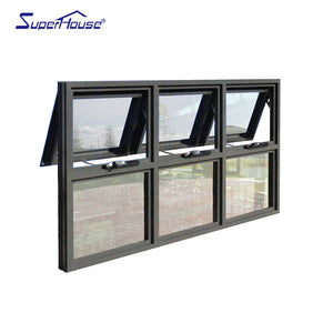 Superhouse commercial grade triple pane awning window for hotel