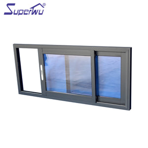 Superwu security impact resistance aluminum sliding windows