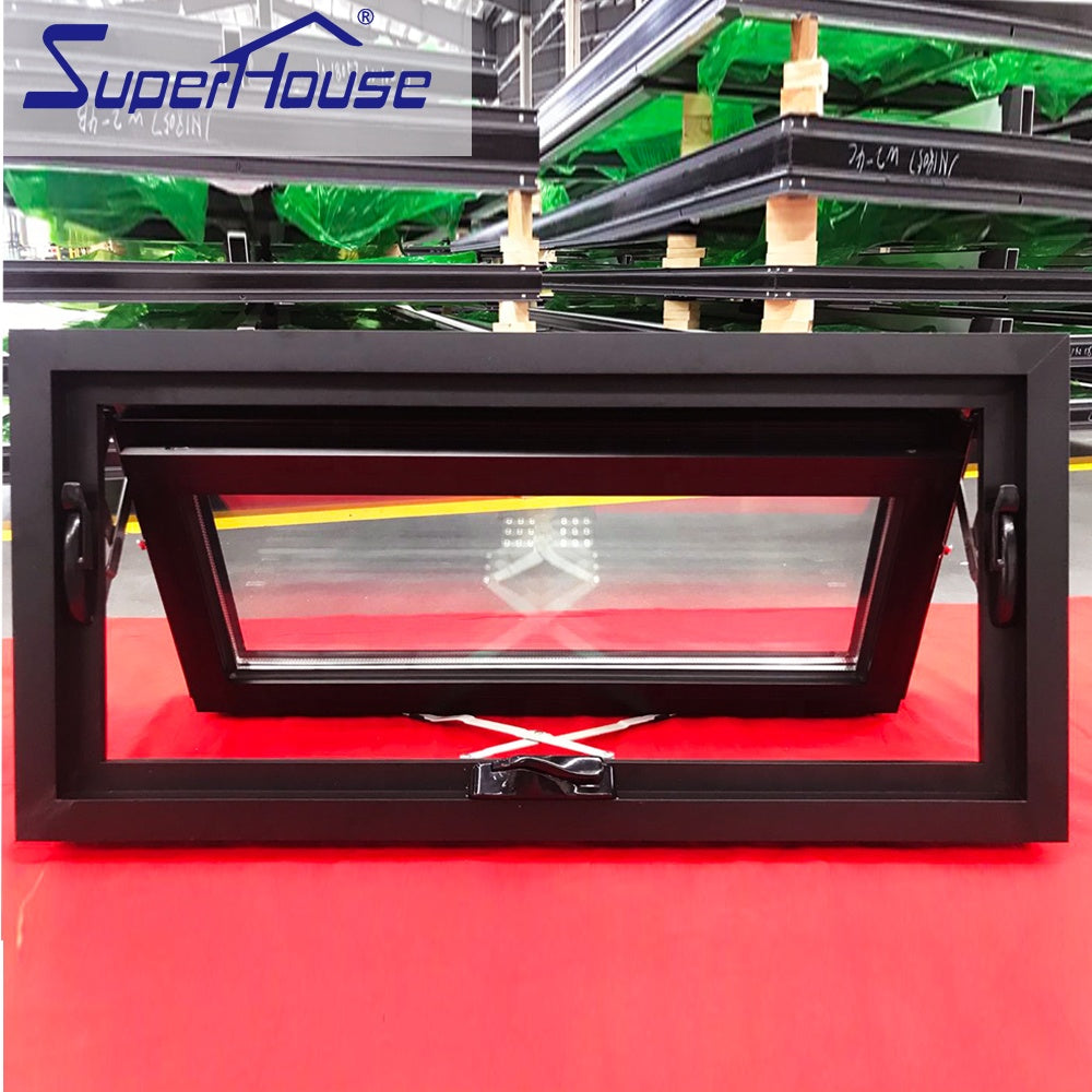 Superhouse Canada standard crank open type thermal break profile awning window for house