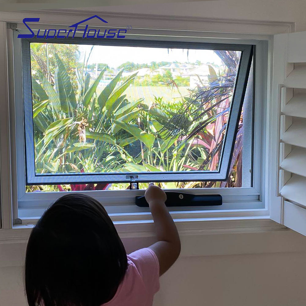 Superhouse Australia standard windows with exterior aluminum shutters