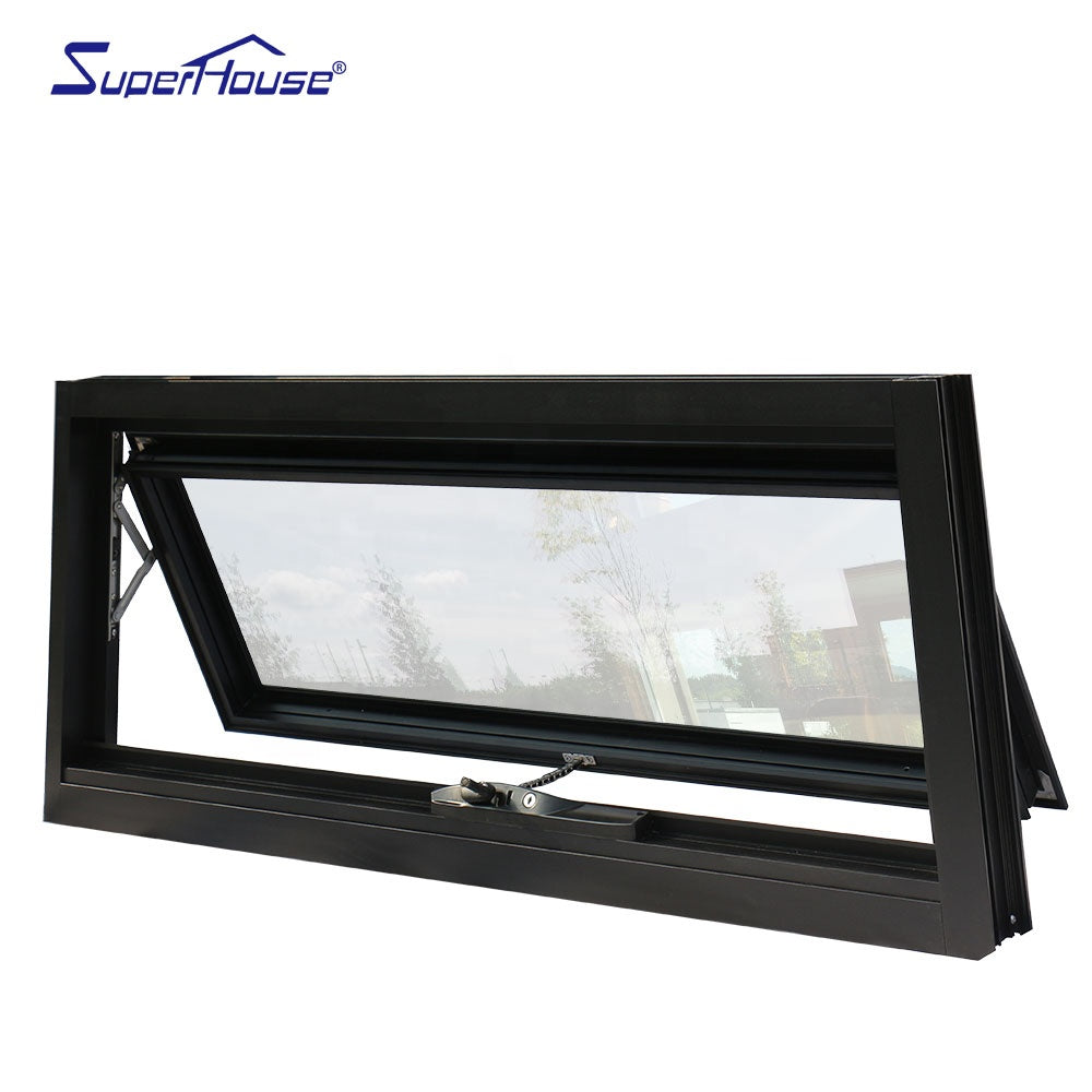 Superhouse Customized awning window with double chain for villa