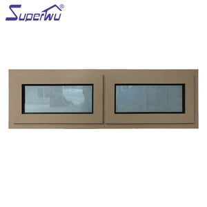 Superwu Wholesale Residential Storefront awning top hung Window