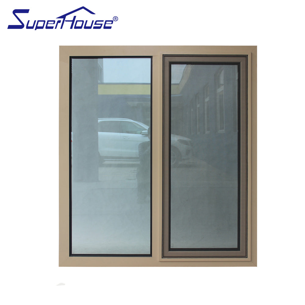 Superhouse Residential Projects Applied Tilt And Turn Window With Triple Tempered Glass With Low-E Coating And Argon Gas Filled