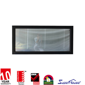 Superhouse Aluminum Frame Fixed Glass Window Small Size Fixed Windows