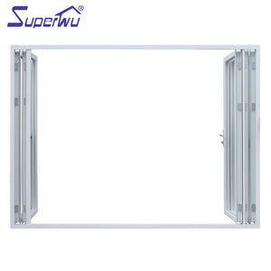 Superwu USA NAFS double glazing aluminum bi folding doors price