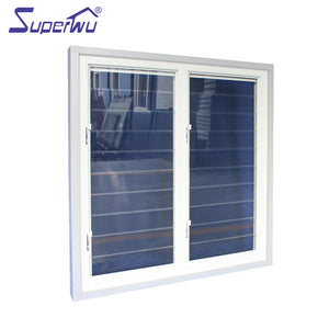 Superwu Adjustable louver construction material aluminum glass louver price of glass louver for commercial
