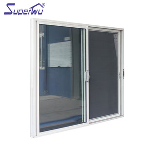 Superwu Residential interior insulated high quality aluminum sliding glass door for offices DIY
