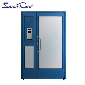 Superwu Best sale commercial casements doors hinge doors for KFC french doors aluminum alloy