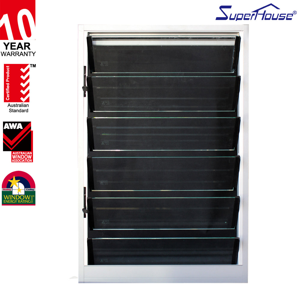 Superhouse High Quality Exterior louver glass window louvers from china