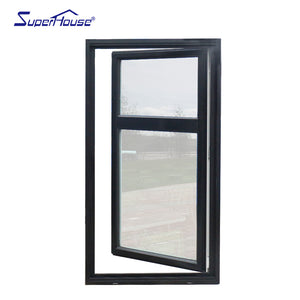 Superhouse USA Standard new design aluminum frame casement window with mosquito net
