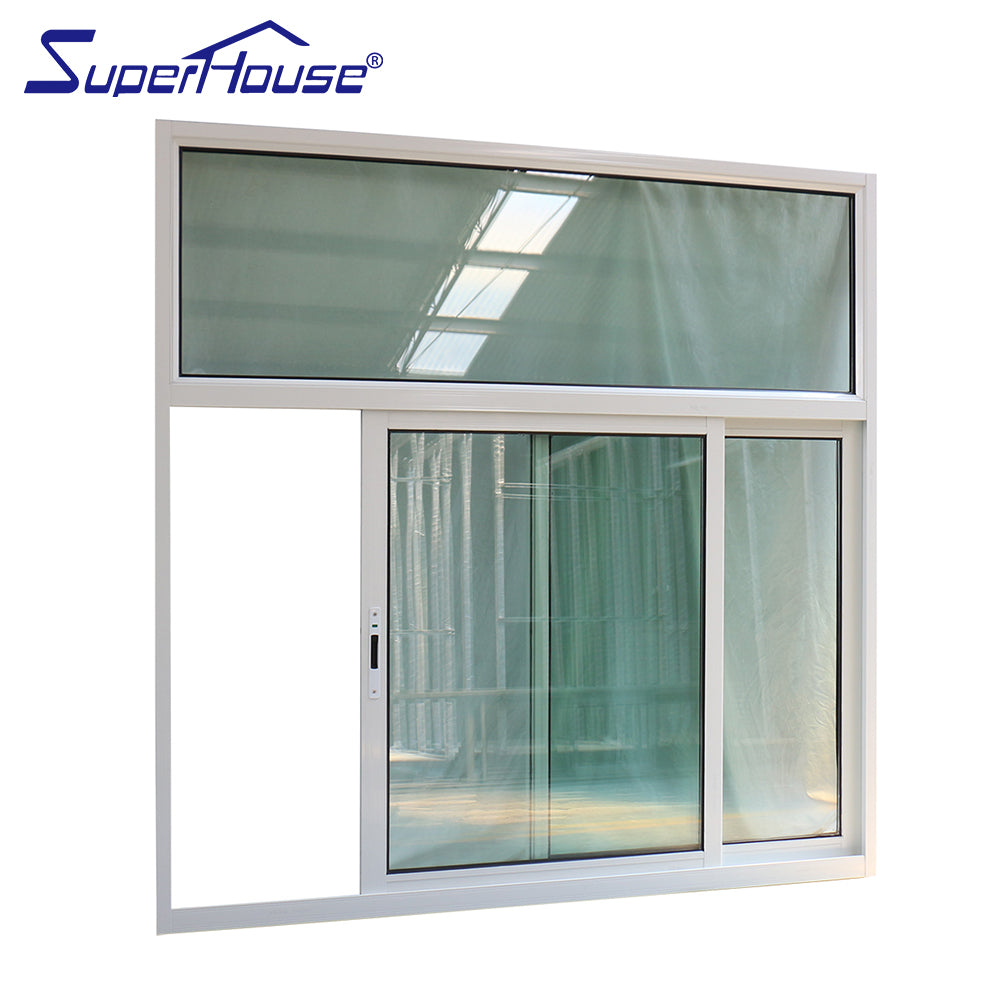 Superwu Customized aluminum sliding windows and fixed part with high quality meet Australia standard