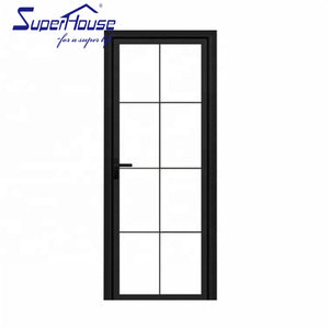 Superhouse Used Exterior French Doors Best Quality Modern Design French Door Glass Aluminium Casement Door For Prefab House under 50k