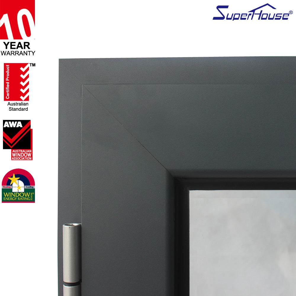 Superhouse American Standard Casement Window With Silver Handle