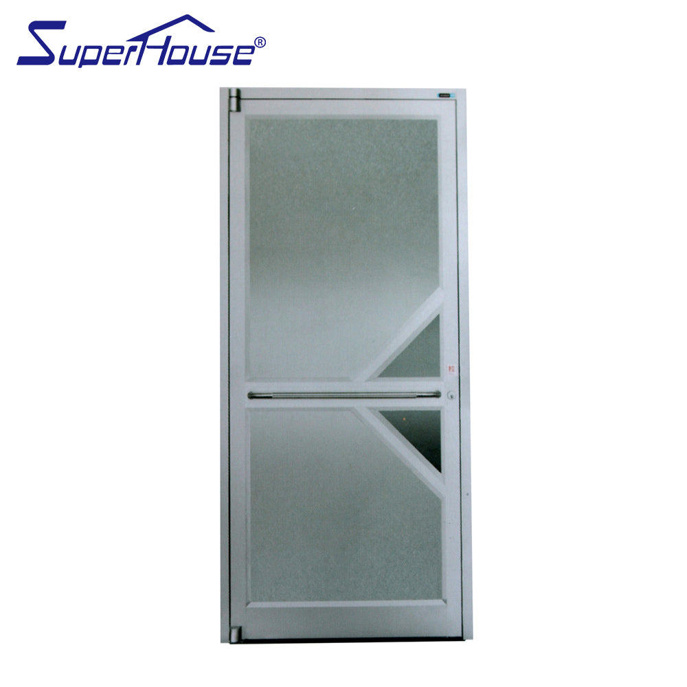 Superwu Best sale commercial casements doors hinge doors for KFC french doors aluminum alloy
