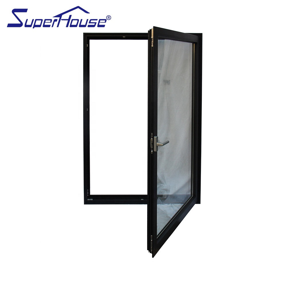 Superhouse Customize color black bronze color tilt turn window for sale