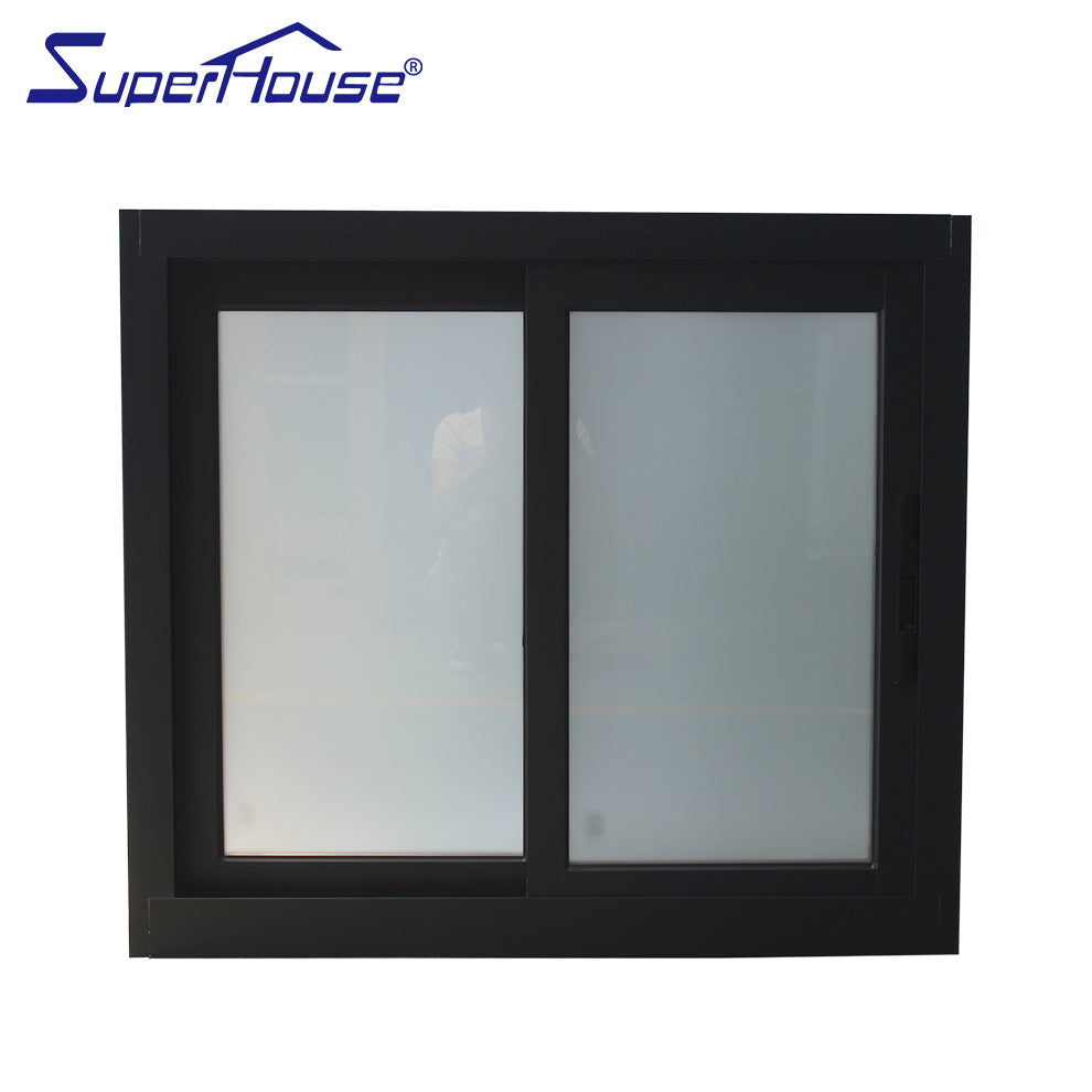 Superhouse AS2047/NOA/NFRC aluminum alloy tempered glass sliding window