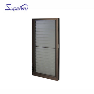 Superwu Factory price aluminum extrusion door louver