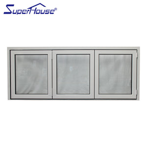 Superhouse white color aluminium bifold window