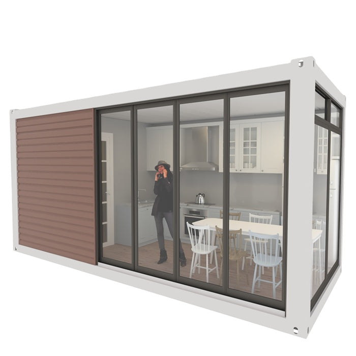 Modular movable prefab cabin container house prefab house prefabricated building easy installation under 100k
